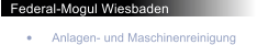 Federal-Mogul Wiesbaden 	Anlagen- und Maschinenreinigung